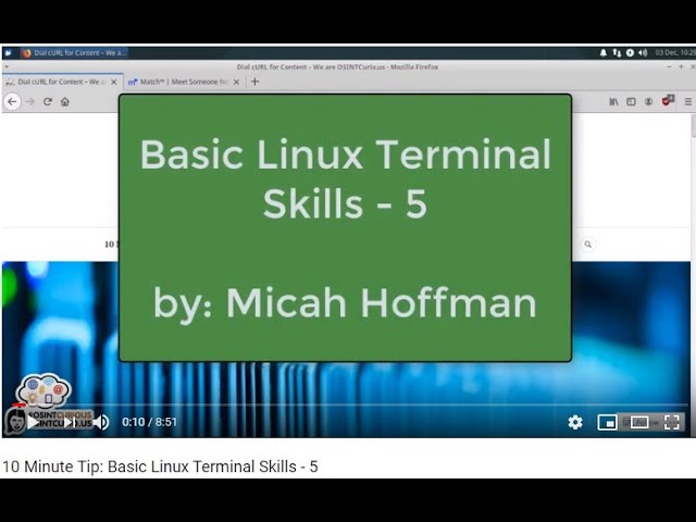 10 Minute Tip: Basic Linux Terminal Skills - 5