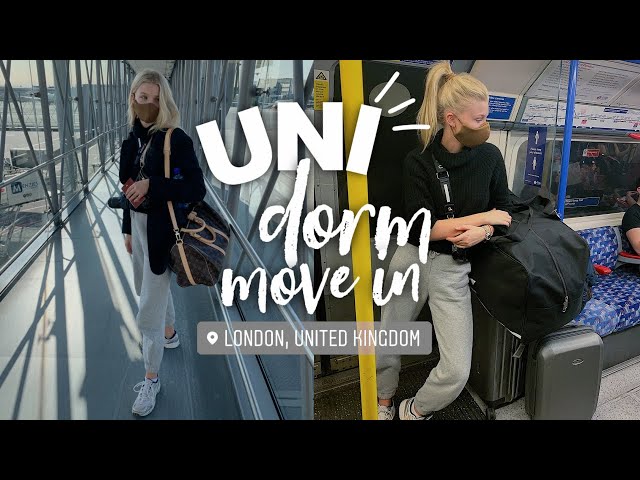 Moving into my London University Dorm 2020 | Student in London