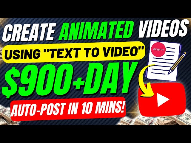 How To Make Animated Videos For YouTube With "TEXT TO VIDEO" AI Tools To Make Money On YouTube