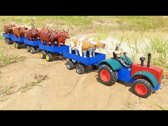 How To Make Mini Wooden Tractor - Creative DIY Woodworking Ideas