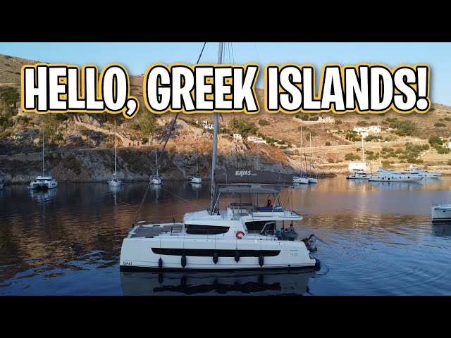Greek Island PARADISE on a Boat!