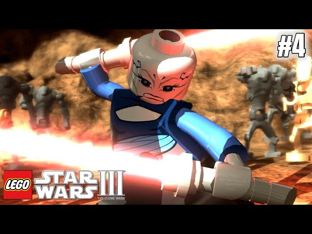 Kampf gegen Asajj Ventress! | LEGO Star Wars 3: 'The Clone Wars' Lets Play Folge 4!