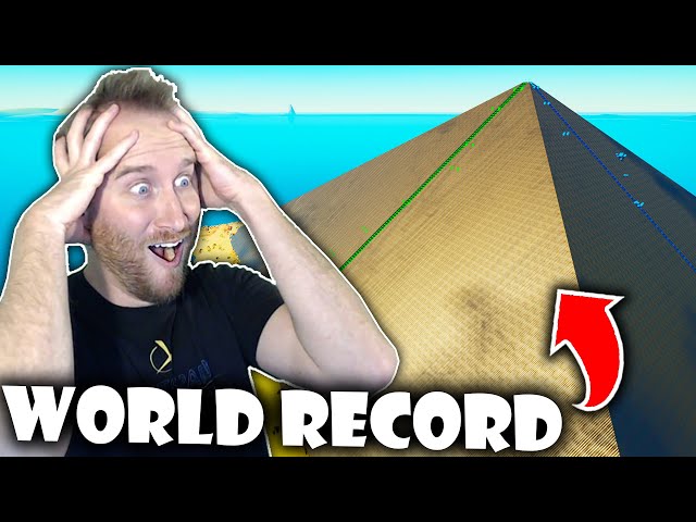 I Built the BIGGEST Pyramid in Fortnite History!