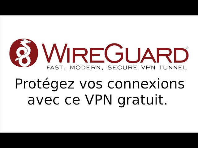 Wireguard - Connexion du bureau à distance avec Wireguard