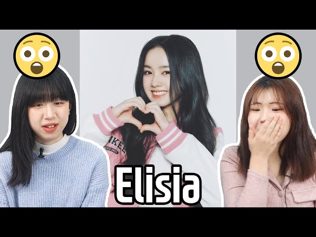 Korean React to Elisia | This Filipina was born to be an idol definitely 🧐