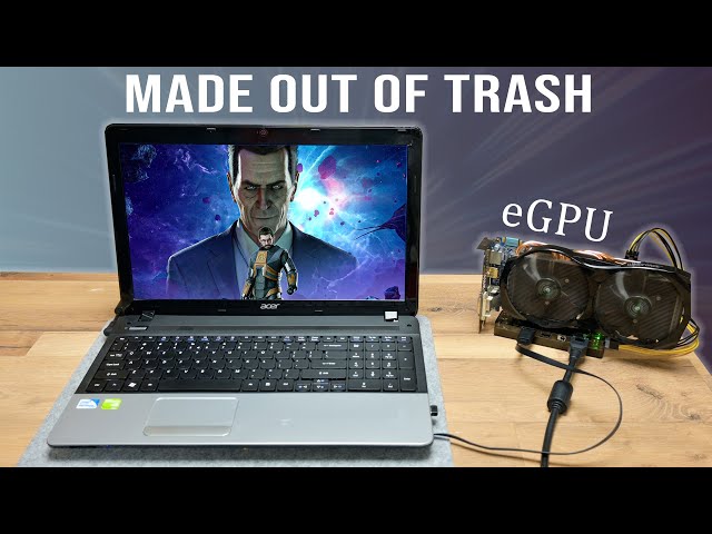 I made laptop out of Trash - With Desktop GPU