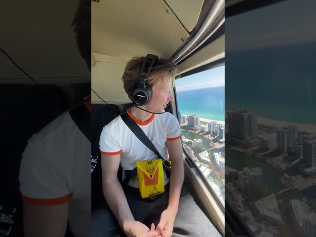 POV: flying in a helicopter with Mesto 🚁 #music #mesto #helicopter #miami
