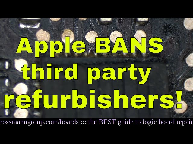 Apple BANS third parties from selling refurb Macbooks on Amazon.