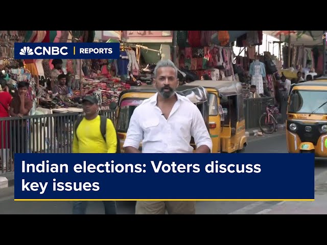 Indian elections: Voters discuss key issues