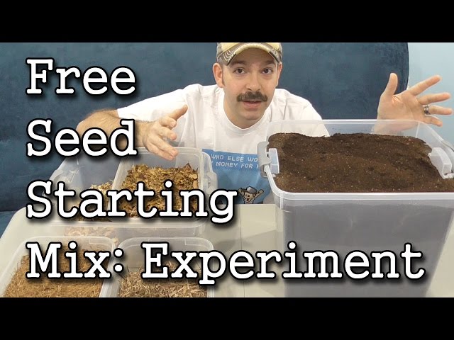 Sustainable Seed Starting Mix with Worm Castings -Indoor Garden Experiment (Intro)