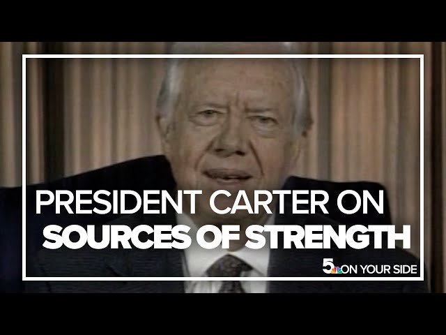 President Carter talks with Leisa Zigman about new book, 'Sources of Strength' (1999)