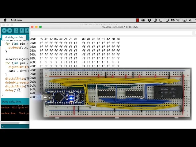 Build an Arduino EEPROM programmer