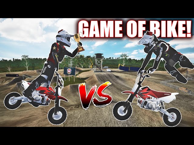 I CHALLENGED ANOTHER MX BIKES YOUTUBER TO A GAME OF BIKE ON A 50!?