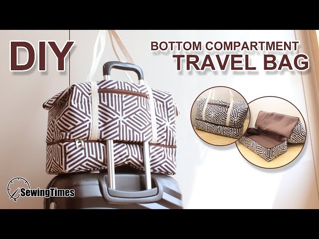 DIY Large Travel Bag 빅사이즈 여행가방 | How to make a luggage - bottom department | ハンドメイド #sewingtimes