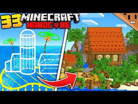 I Built an ENTIRE ISLAND in Minecraft Hardcore! (#33)