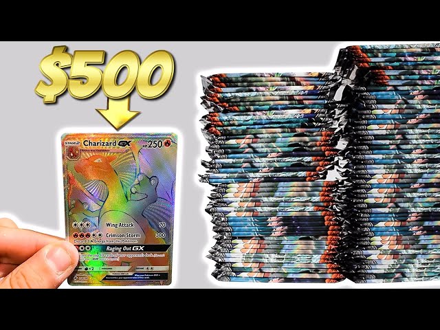 i opened 127 packs to find this $500 charizard...