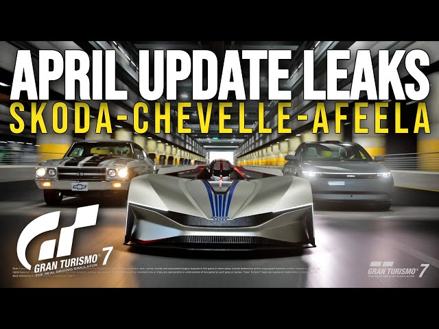 GT7 APRIL Update Leaks Ahead of Release Tomorrow! | Chevy Chevelle SS 454, Skoda VGT, Sony Afeela