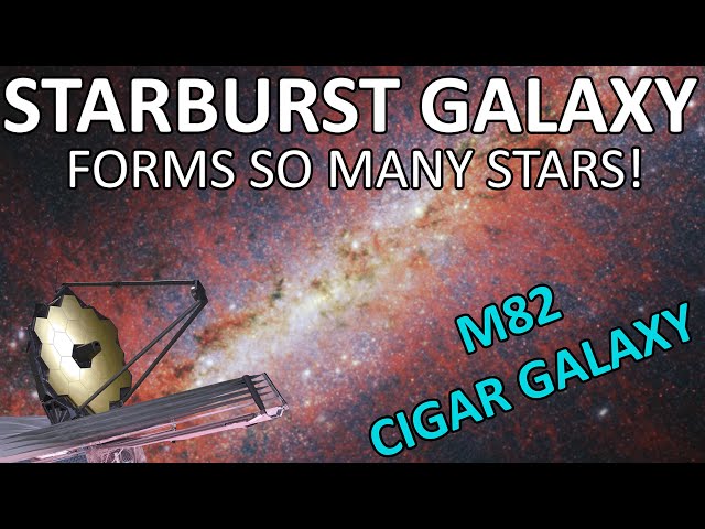 JWST Images INCREDIBLE STARBURST Galaxy M82