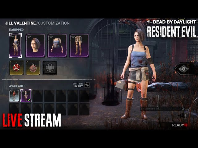 Jill Valentine (Classic Outfit) | DEAD BY DAYLIGHT x RESIDENT EVIL LiveStream #5