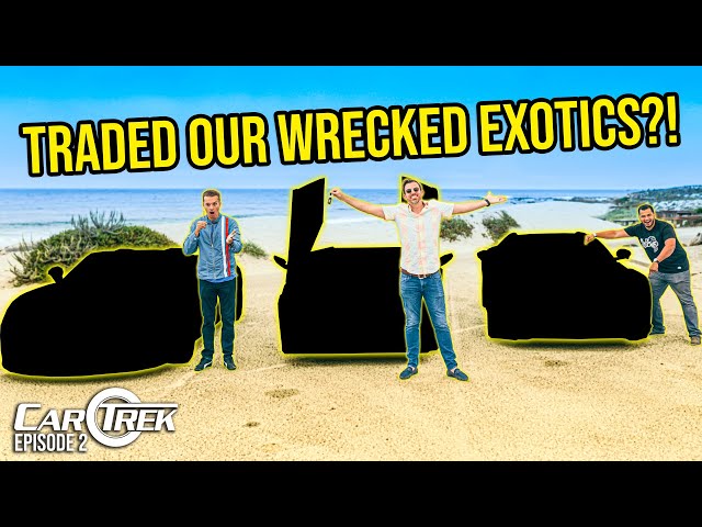 We Traded Our Cheap Wrecked Exotic Cars With Complete Strangers (Total Disaster) | Car Trek S9E2