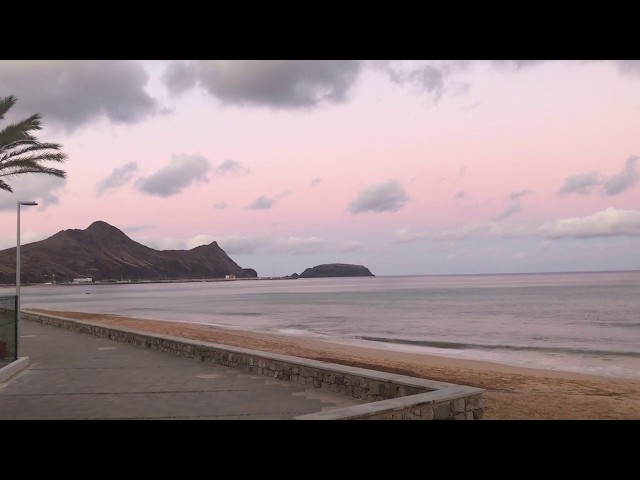 Porto Santo beach - sunset view