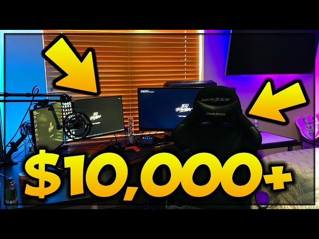 Muaaz's $10,000+ GAMING SETUP And Room Tour! (2019 EDITION) 🎮 LINKS INCLUDED