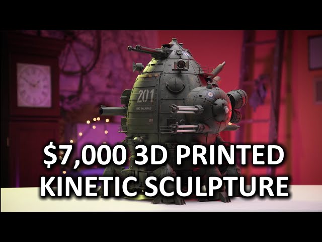 HOLY $H!T- US$7,000 3D Printed Robot!? "HMC Galahad"
