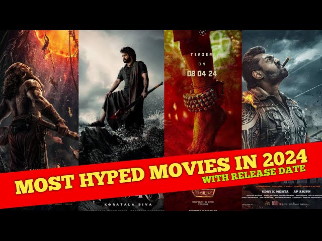 Most hyped upcoming indian movie 2024, top upcoming movies 2024, allu arjun, jt ntr, rishabh shetty