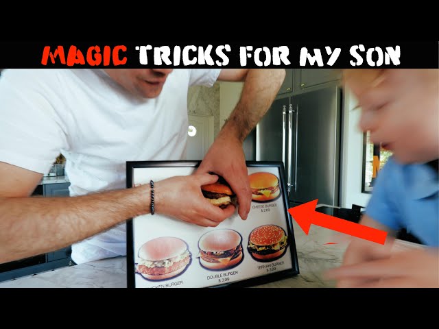 10 Magic Tricks for my SON 👶🏼-Julien Magic
