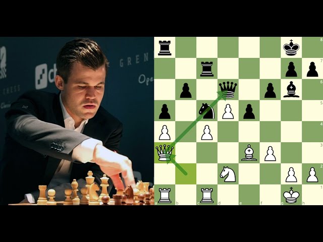 Magnus caça || Magnus Carlsen x Levon Aronian || Grenke Chess 2019 7a rodada