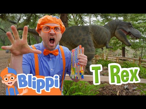 Blippi Explores Dinosaurs At The Natural History Museum! | Educational Videos for Kids
