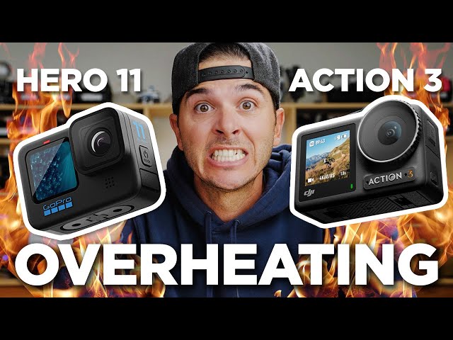 OVERHEATING TEST -  GoPro Hero 11 vs. DJI Osmo Action 3 THE BURNING QUESTION
