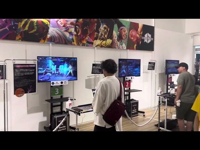 Street Fighter 6 at the DiverCity Tokyo Plaza