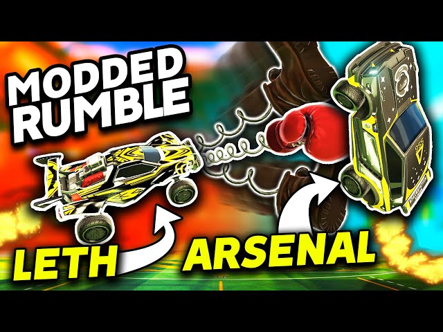 I CHALLENGED ARSENAL TO SEE WHO'S BETTER WITH MODDED RUMBLE ITEMS
