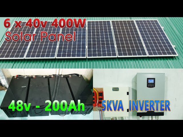 Build a 5KVA Solar Energy For My Workshop