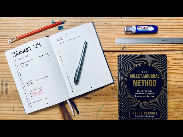 A Simple, Minimalist Bullet Journal Setup for 2024