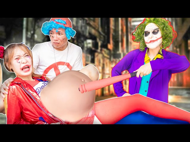 Harley Quinn Have A Baby But Joker Don't Want it - Very Sad Story FNF vs Squid Game Real Life