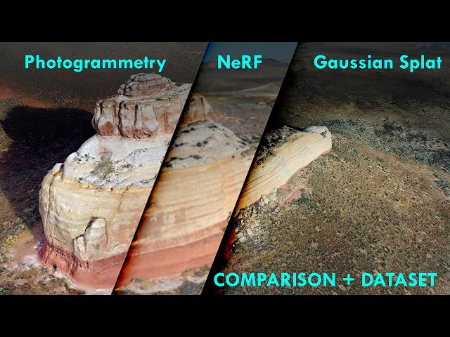 Photogrammetry / NeRF / Gaussian Splatting comparison