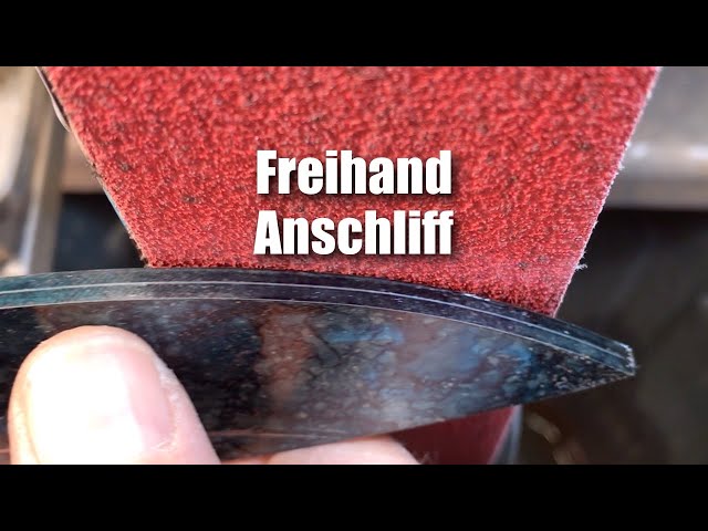 free hand bevel grinding | knife making episode 42
