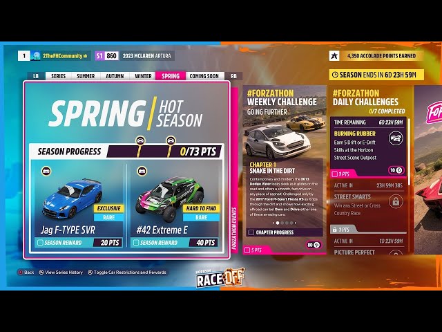 Forza Horizon 5 Spring Season - Festival Playlist Series 32 / FULL GUIDE / Horizon Race-Off Update