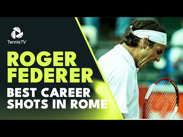 Roger Federer: Best Ever Shots In Rome!