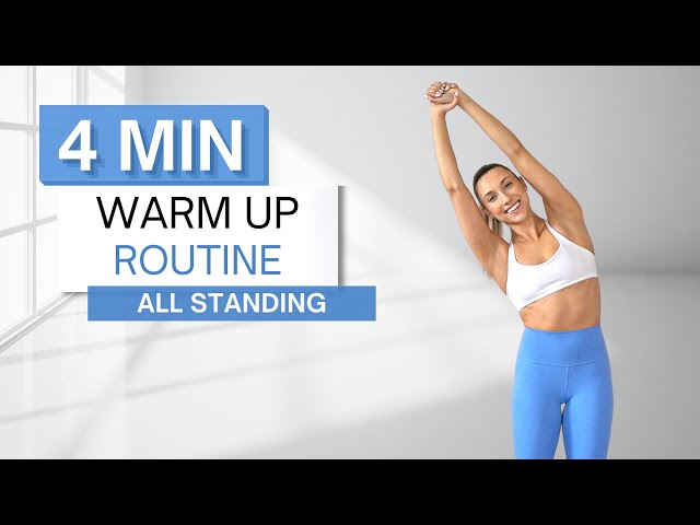 4 min WARM UP ROUTINE | Before Your Workout | All Standing