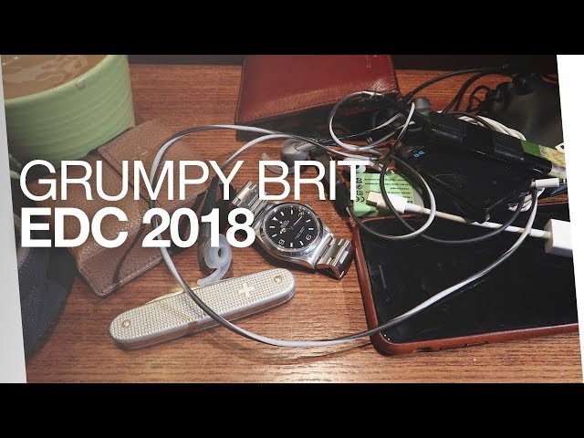 I was grumpy and tired, but I made an EDC video.