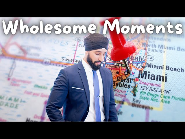 SIKH Dude Passes MIAMI VIBE CHECK 😱 | Wholesome Moments