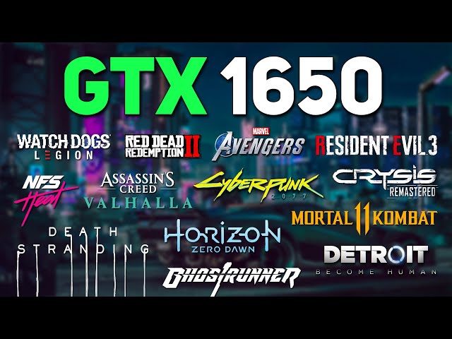 GTX 1650 Test in 20 Games at 1080p