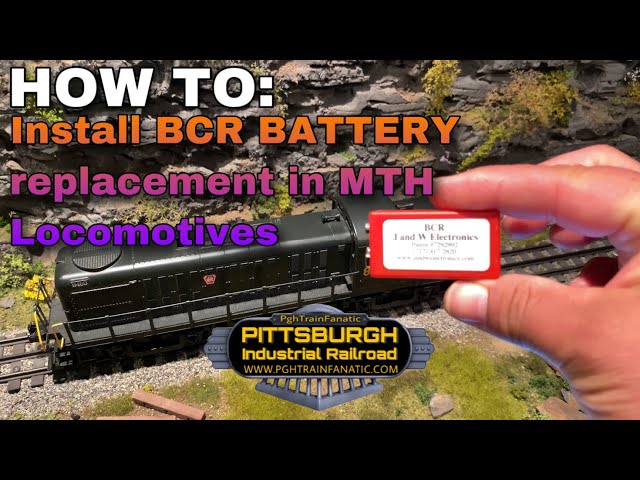 Review & How To install BCR Battery replacement in MTH locomotives