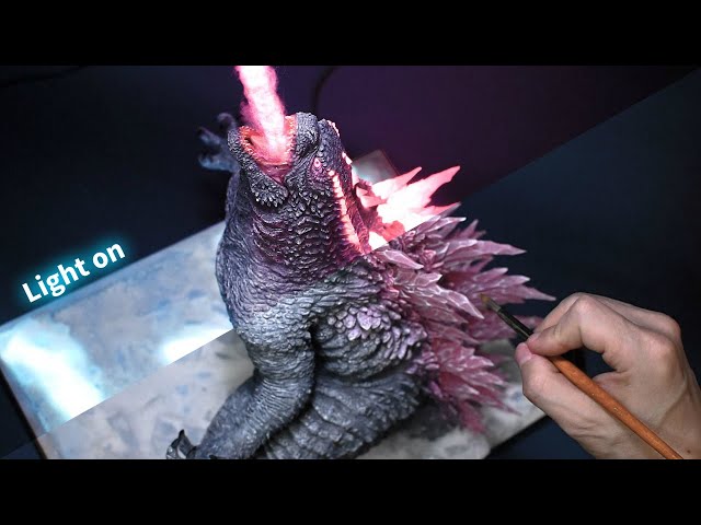How to make Godzilla in Godzilla x Kong: The New Empire / diorama /clay