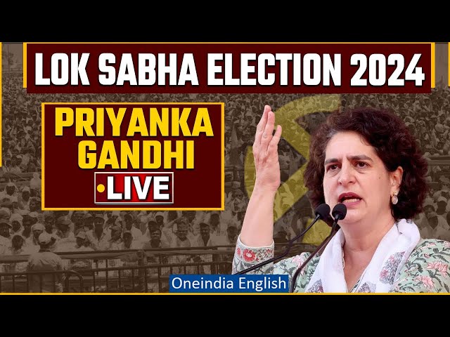 Priyanka Gandhi Public Meeting LIVE | Valsad, Gujarat | Lok Sabha Election 2024 | Oneindia News