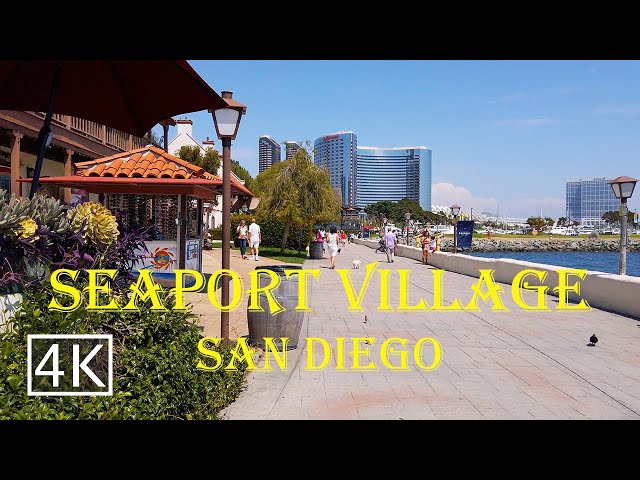 [4K] Seaport Village - San Diego California