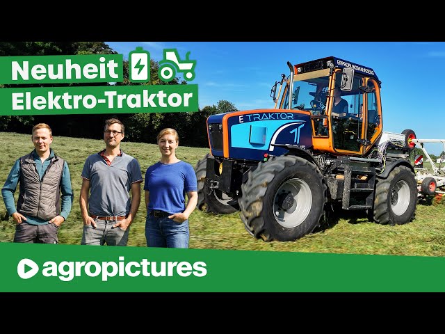 Tadus Elektro Traktor 🚜🔋⚡️ Akku Schlepper im Feldeinsatz | Solarstrom speichern | electric tractor